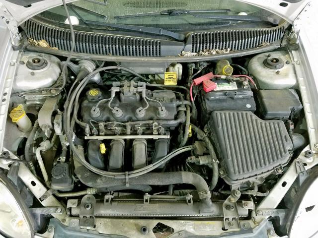 1B3ES56C64D617062 - 2004 DODGE NEON SXT SILVER photo 7