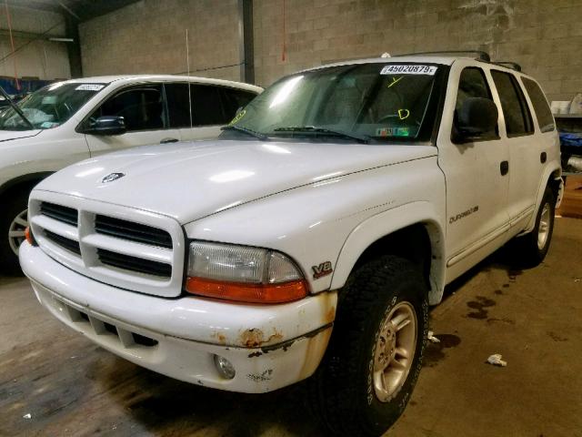 1B4HS28Y4XF506146 - 1999 DODGE DURANGO WHITE photo 2