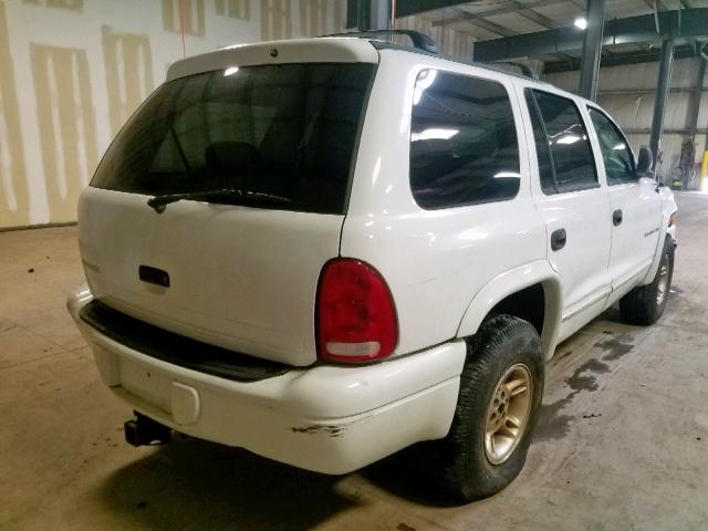 1B4HS28Y4XF506146 - 1999 DODGE DURANGO WHITE photo 4