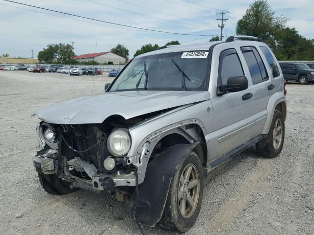 1J4GL58K86W271459 - 2006 JEEP LIBERTY LI SILVER photo 2