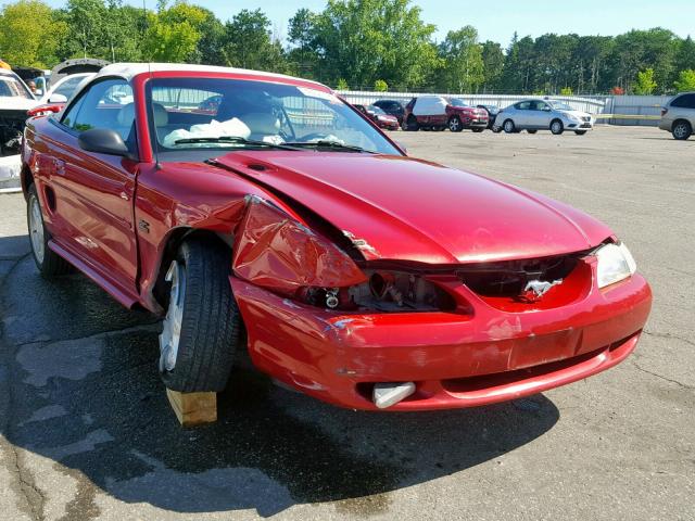 1FALP45T2RF210117 - 1994 FORD MUSTANG GT RED photo 1