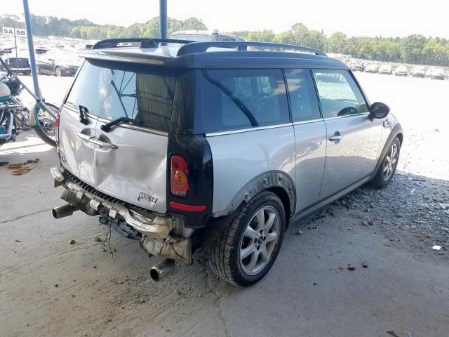 WMWMM33559TP91150 - 2009 MINI COOPER S C SILVER photo 4