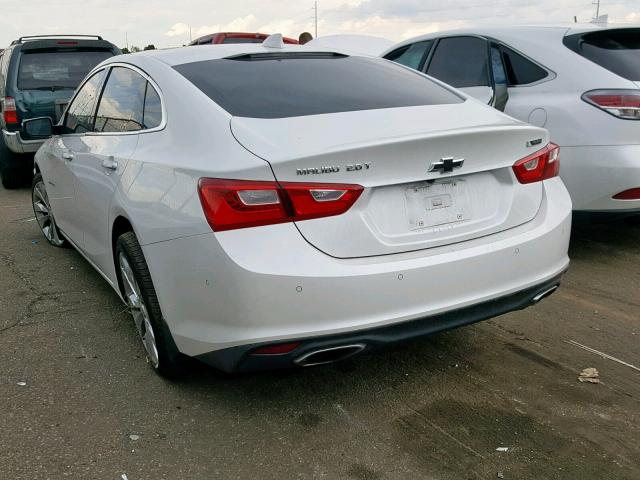 1G1ZE5SX9JF201953 - 2018 CHEVROLET MALIBU PRE WHITE photo 3