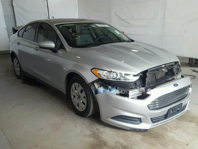 3FA6P0G72DR212533 - 2013 FORD FUSION S SILVER photo 1