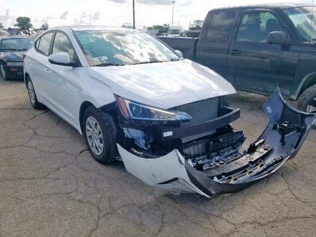 5NPD74LF7KH470536 - 2019 HYUNDAI ELANTRA SE WHITE photo 1