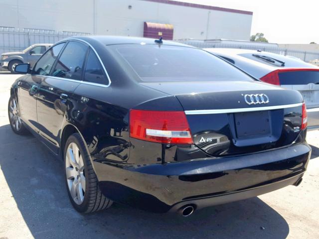 WAUDH74F67N092128 - 2007 AUDI A6 3.2 QUA BLACK photo 3