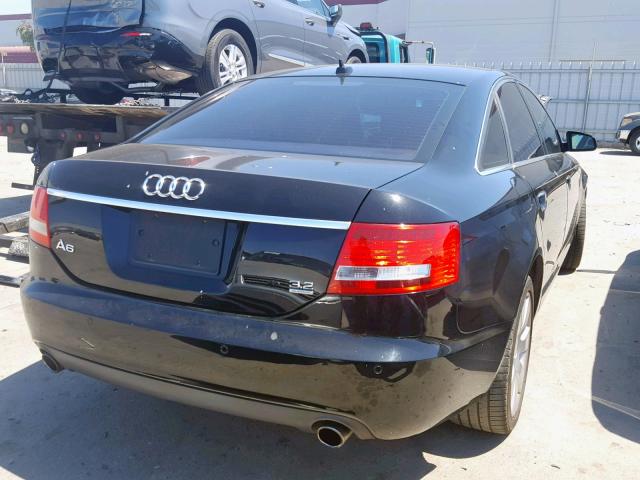 WAUDH74F67N092128 - 2007 AUDI A6 3.2 QUA BLACK photo 4