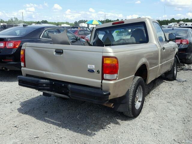 1FTYR10V2XUB00517 - 1999 FORD RANGER GOLD photo 4