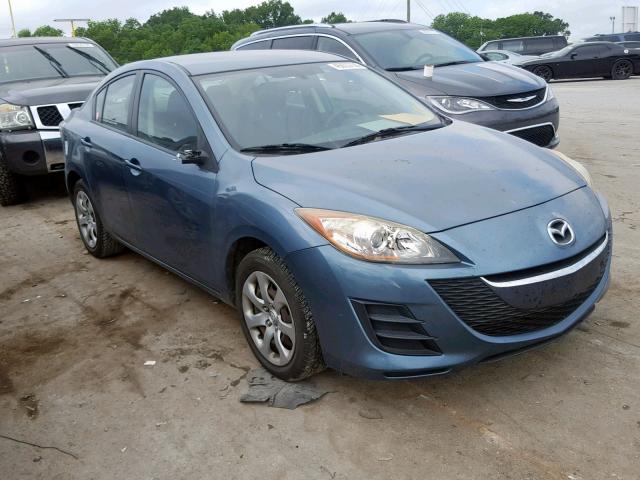 JM1BL1SFXA1173513 - 2010 MAZDA 3 I BLUE photo 1