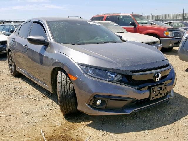 19XFC2E88KE041997 - 2019 HONDA CIVIC SPOR GRAY photo 1