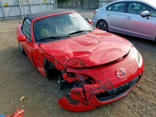 JM1NC2EF9A0209907 - 2010 MAZDA MX-5 MIATA RED photo 1