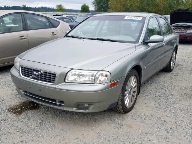 YV1TS592861446421 - 2006 VOLVO S80 2.5T GREEN photo 2