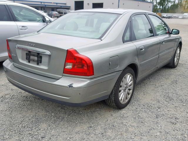 YV1TS592861446421 - 2006 VOLVO S80 2.5T GREEN photo 4