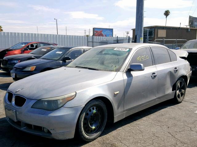 WBANA53514B850699 - 2004 BMW 525 I SILVER photo 2