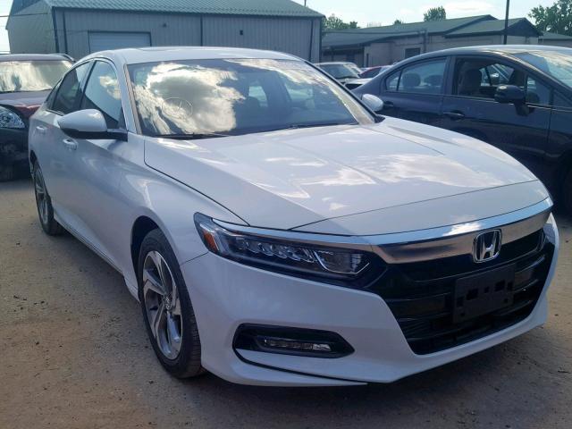 1HGCV1F56KA040119 - 2019 HONDA ACCORD EXL WHITE photo 1