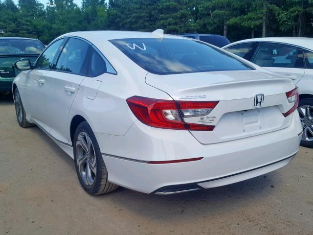 1HGCV1F56KA040119 - 2019 HONDA ACCORD EXL WHITE photo 3