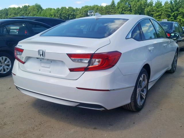 1HGCV1F56KA040119 - 2019 HONDA ACCORD EXL WHITE photo 4