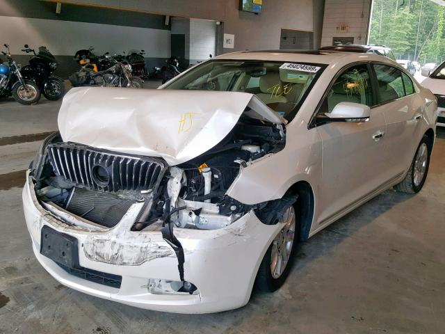 1G4GC5ER6DF170792 - 2013 BUICK LACROSSE WHITE photo 2