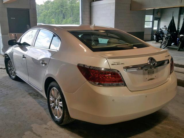 1G4GC5ER6DF170792 - 2013 BUICK LACROSSE WHITE photo 3