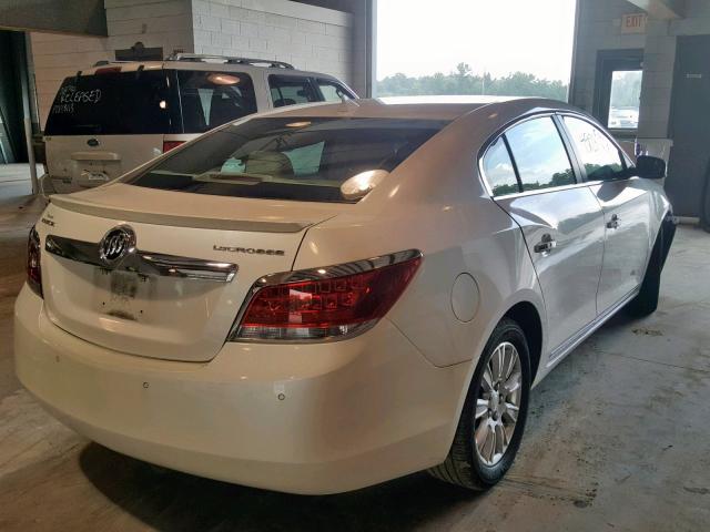 1G4GC5ER6DF170792 - 2013 BUICK LACROSSE WHITE photo 4