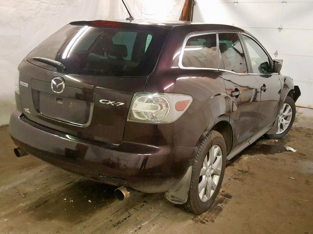 JM3ER293970160755 - 2007 MAZDA CX-7 PURPLE photo 4