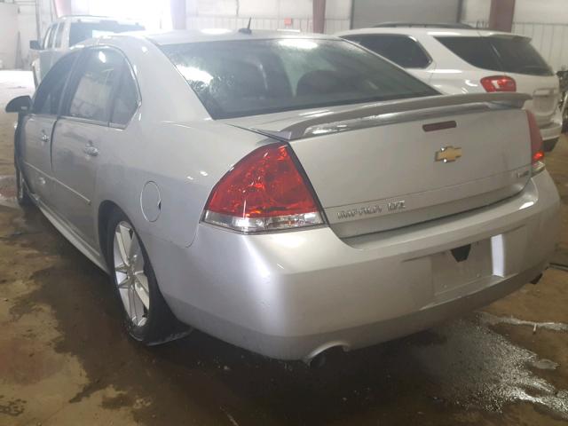 2G1WC5E37D1185930 - 2013 CHEVROLET IMPALA LTZ SILVER photo 3