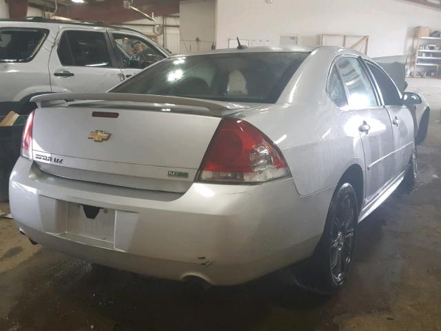 2G1WC5E37D1185930 - 2013 CHEVROLET IMPALA LTZ SILVER photo 4