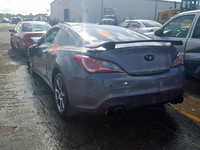 KMHHU6KJ6EU116542 - 2014 HYUNDAI GENESIS CO GRAY photo 3