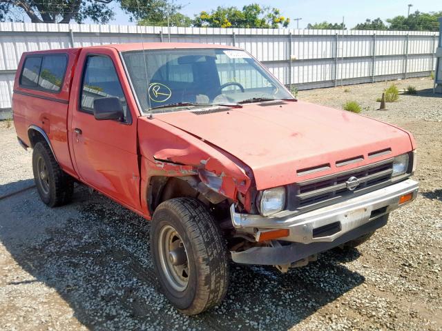 1N6SD11S5MC350082 - 1991 NISSAN TRUCK SHOR RED photo 1