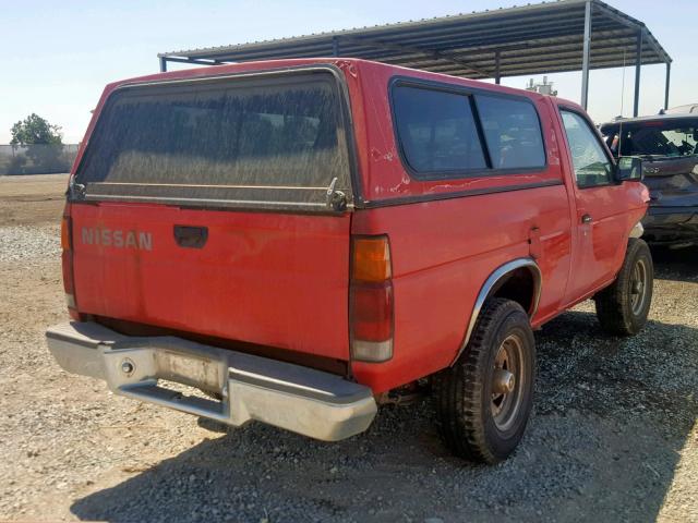 1N6SD11S5MC350082 - 1991 NISSAN TRUCK SHOR RED photo 4