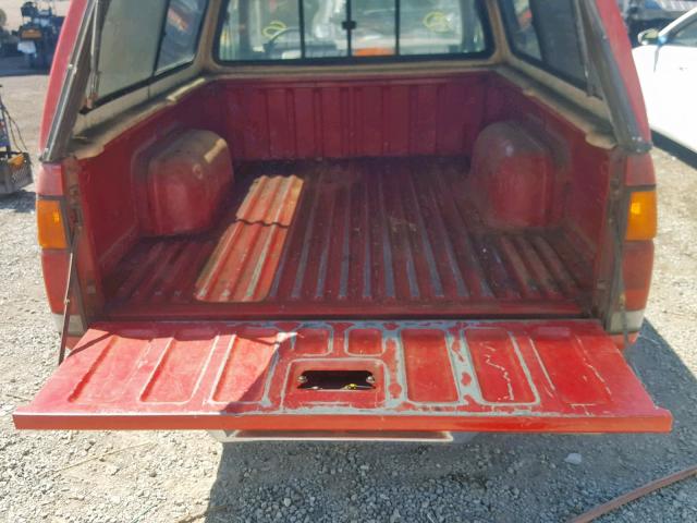 1N6SD11S5MC350082 - 1991 NISSAN TRUCK SHOR RED photo 6