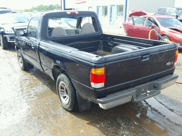 1FTYR10V7XPA56786 - 1999 FORD RANGER BLACK photo 3