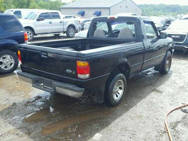 1FTYR10V7XPA56786 - 1999 FORD RANGER BLACK photo 4