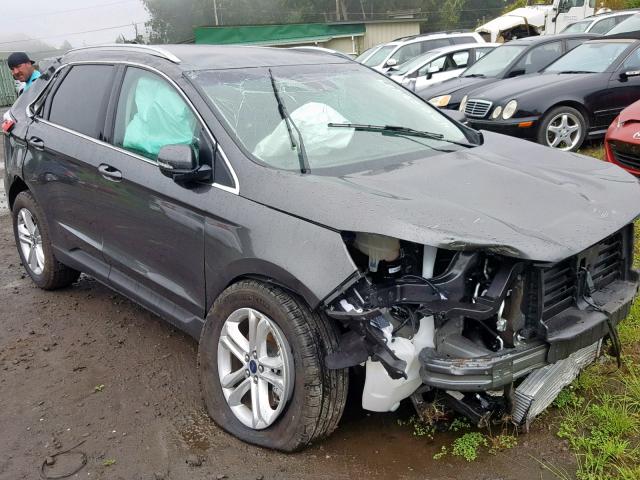 2FMPK4J97KBB89935 - 2019 FORD EDGE SEL CHARCOAL photo 1