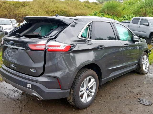 2FMPK4J97KBB89935 - 2019 FORD EDGE SEL CHARCOAL photo 4