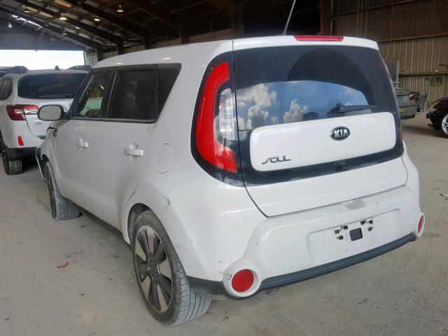 KNDJX3A57F7138517 - 2015 KIA SOUL ! WHITE photo 3