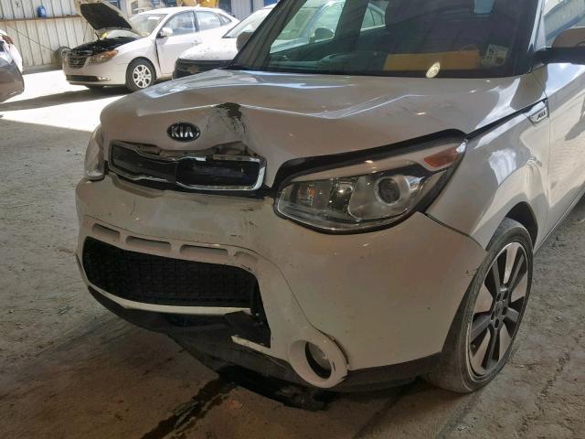 KNDJX3A57F7138517 - 2015 KIA SOUL ! WHITE photo 9