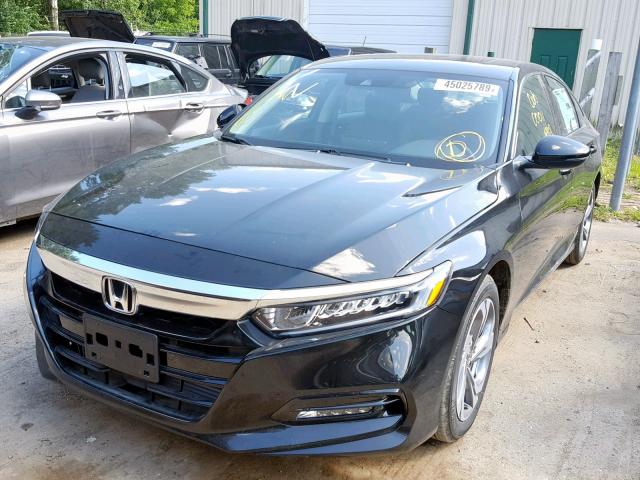 1HGCV2F57KA025232 - 2019 HONDA ACCORD EXL BLACK photo 2