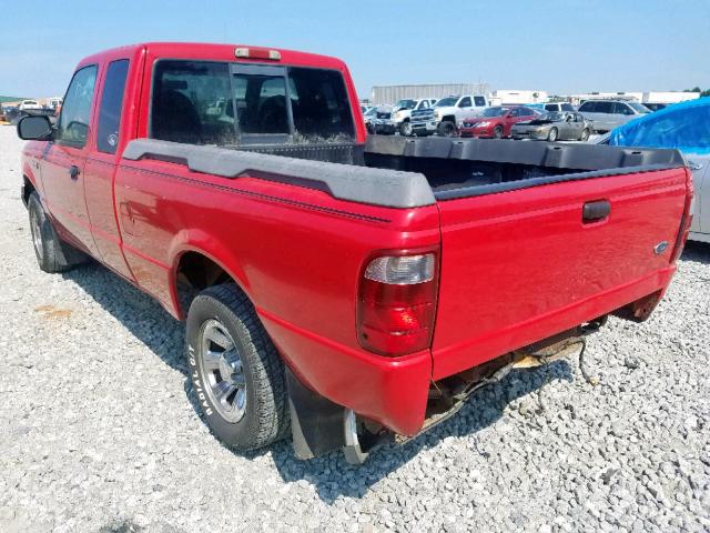 1FTYR14E41PA23200 - 2001 FORD RANGER SUP RED photo 3