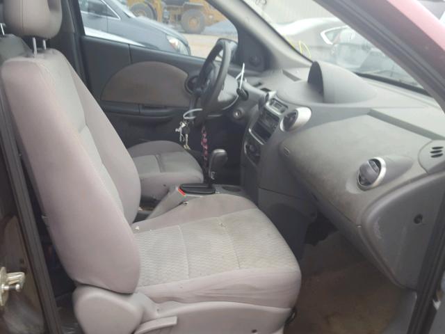 1G8AJ52F55Z178161 - 2005 SATURN ION LEVEL RED photo 5