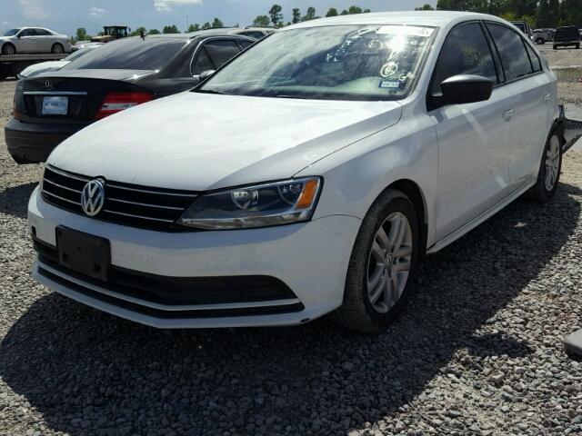 3VW2K7AJ5FM210583 - 2015 VOLKSWAGEN JETTA BASE WHITE photo 2