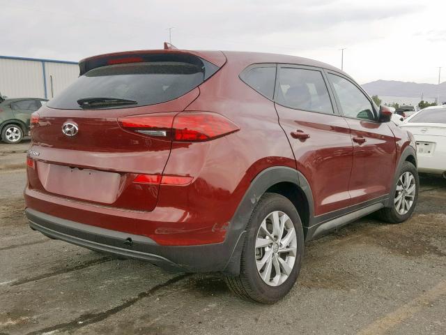 KM8J23A42KU860555 - 2019 HYUNDAI TUCSON SE RED photo 4