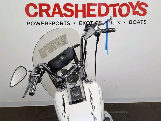 1HD1BXB194Y050902 - 2004 HARLEY-DAVIDSON FLSTFI WHITE photo 8