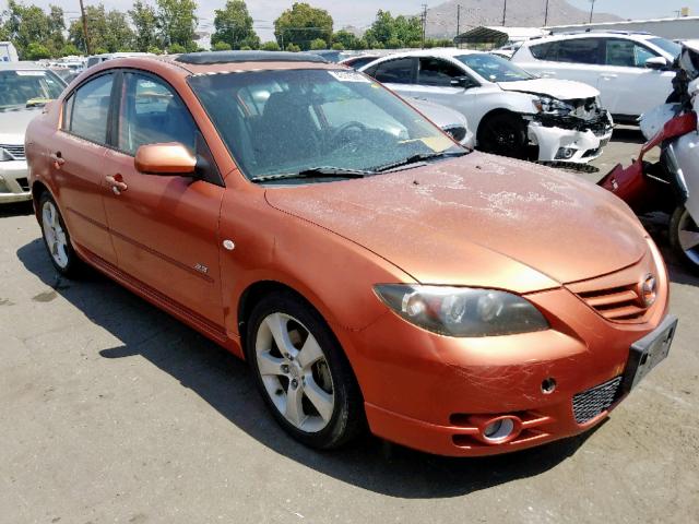 JM1BK323341199105 - 2004 MAZDA 3 S ORANGE photo 1