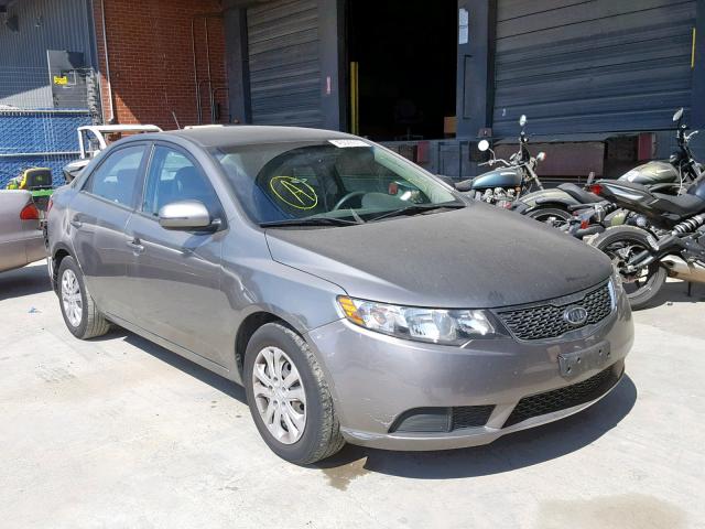 KNAFU4A29D5645614 - 2013 KIA FORTE EX GRAY photo 1