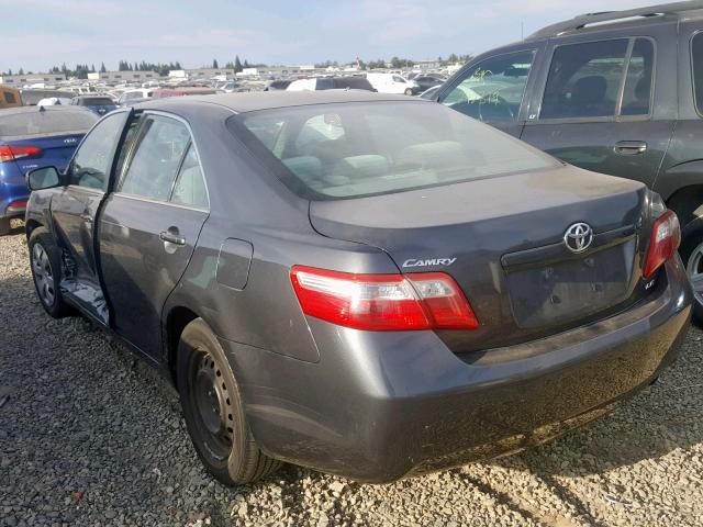 4T4BE46KX9R054052 - 2009 TOYOTA CAMRY BASE GRAY photo 3