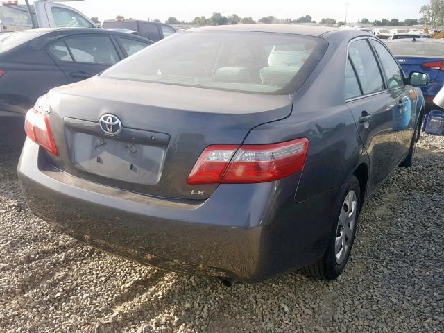 4T4BE46KX9R054052 - 2009 TOYOTA CAMRY BASE GRAY photo 4