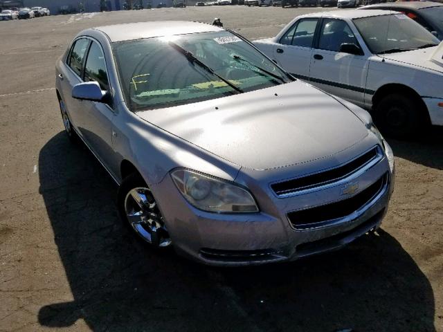 1G1ZH57B08F187858 - 2008 CHEVROLET MALIBU 1LT SILVER photo 1