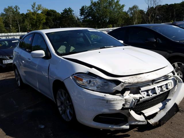 1C3CDFBA1DD137798 - 2013 DODGE DART SXT WHITE photo 1