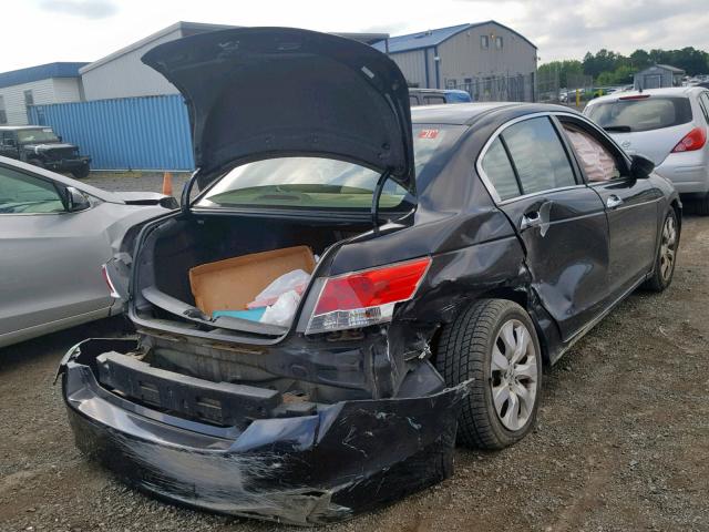 1HGCP36889A005401 - 2009 HONDA ACCORD EXL BLACK photo 4